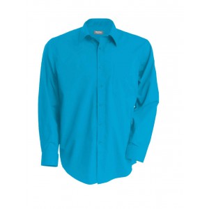 Kariban Jofrey hossz�ujj� ing, Bright Turquoise