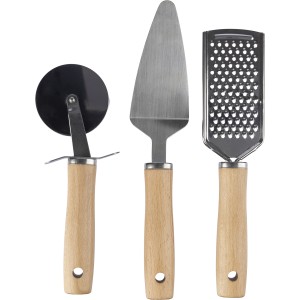 Konyhai eszk�zk�szlet, barna