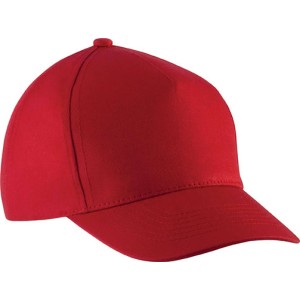 Kup 5 paneles gyerek baseballsapka, Red