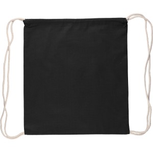 Oeko-Tex pamut tornazs�k, 140 g/m2, fekete