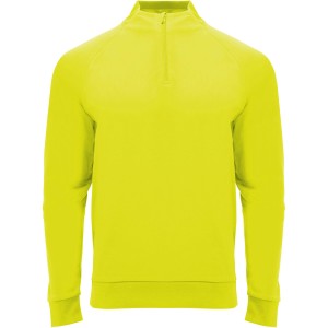 Roly Epiro hossz� ujj� negyed cipz�ros gyerekpul�ver, Fluor Yellow