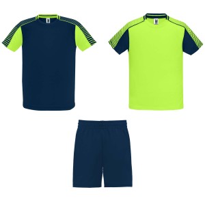 Roly Juve uniszex sport szett, Fluor Green, Navy Blue